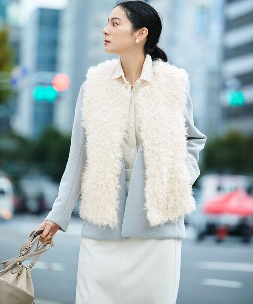 L size ONWARD(大きいサイズ) / エルサイズオンワード シャツ・ブラウス | 【見上愛さん着用/Oggi11月号掲載】コットン コーデュロイ シャツ | 詳細2