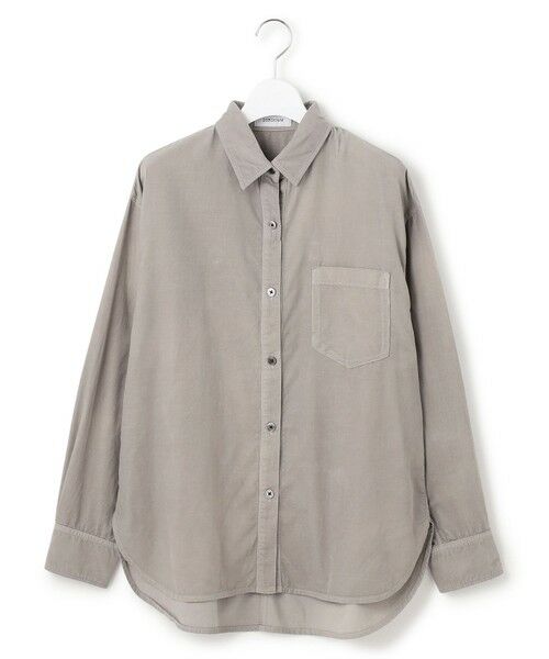 L size ONWARD(大きいサイズ) / エルサイズオンワード シャツ・ブラウス | 【見上愛さん着用/Oggi11月号掲載】コットン コーデュロイ シャツ | 詳細11