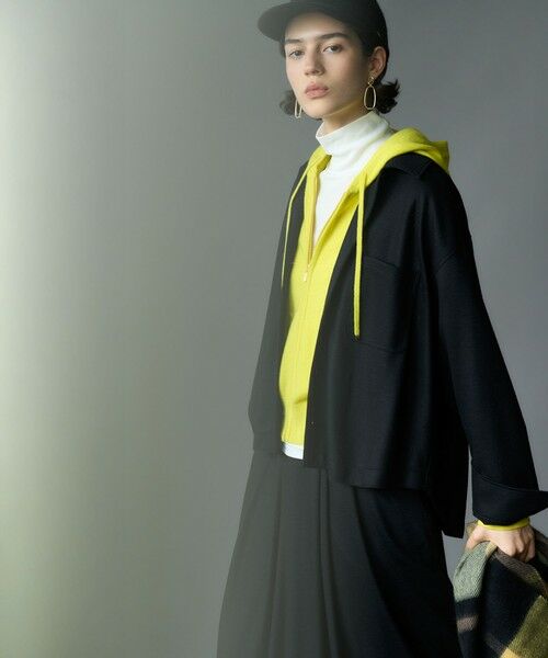 L size ONWARD(大きいサイズ) / エルサイズオンワード シャツ・ブラウス | 【滝沢眞規子さん着用/VERY掲載/洗える】ウールミルドジャージー シャツ | 詳細22