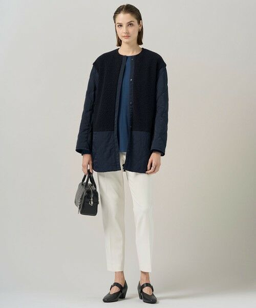 L size ONWARD(大きいサイズ) / エルサイズオンワード その他アウター | 【リバーシブル着用可能】 リバーシブルキルト ミドル丈コート | 詳細3