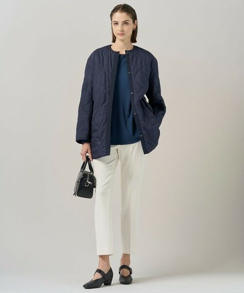 L size ONWARD(大きいサイズ) / エルサイズオンワード その他アウター | 【リバーシブル着用可能】 リバーシブルキルト ミドル丈コート | 詳細5