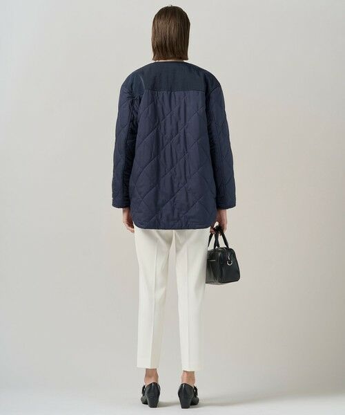 L size ONWARD(大きいサイズ) / エルサイズオンワード その他アウター | 【リバーシブル着用可能】 リバーシブルキルト ミドル丈コート | 詳細6