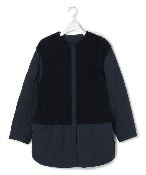 L size ONWARD(大きいサイズ) / エルサイズオンワード その他アウター | 【リバーシブル着用可能】 リバーシブルキルト ミドル丈コート | 詳細7