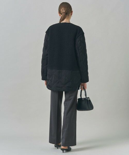 L size ONWARD(大きいサイズ) / エルサイズオンワード その他アウター | 【リバーシブル着用可能】 リバーシブルキルト ミドル丈コート | 詳細12