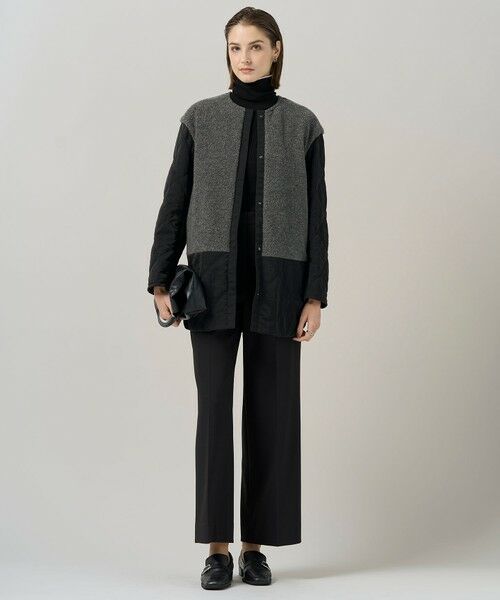 L size ONWARD(大きいサイズ) / エルサイズオンワード その他アウター | 【リバーシブル着用可能】 リバーシブルキルト ミドル丈コート | 詳細18