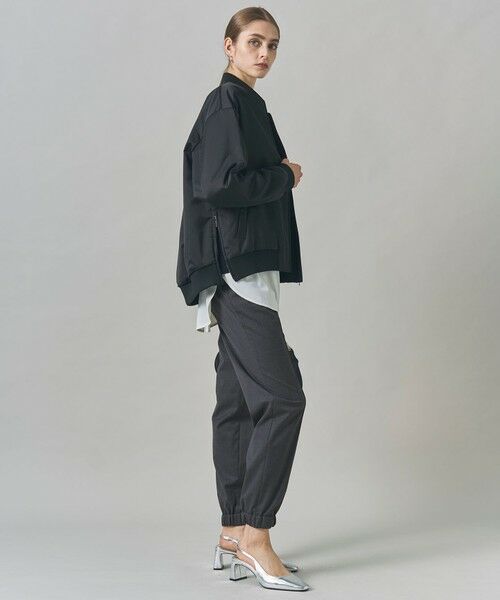 L size ONWARD(大きいサイズ) / エルサイズオンワード ブルゾン | 【洗える】 マットサテン MA-1ブルゾン | 詳細21