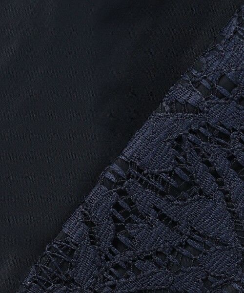 L size ONWARD(大きいサイズ) / エルサイズオンワード テーラードジャケット | 【洗える】リーフラッセルレース ジャケット | 詳細10