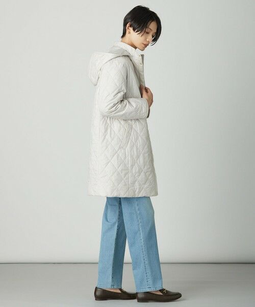 L size ONWARD(大きいサイズ) / エルサイズオンワード その他アウター | 【WEB限定カラーあり・2way】コンパクトタフタキルティング  フーデッド コート | 詳細5