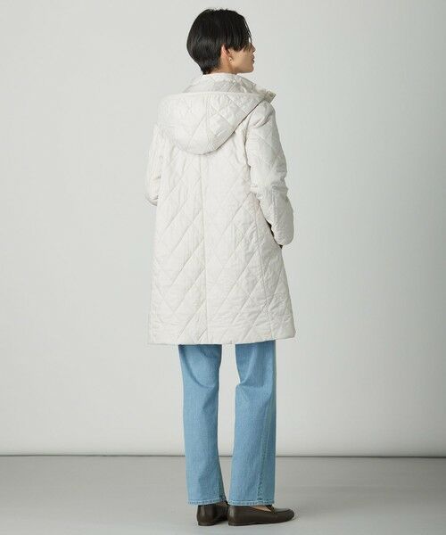 L size ONWARD(大きいサイズ) / エルサイズオンワード その他アウター | 【WEB限定カラーあり・2way】コンパクトタフタキルティング  フーデッド コート | 詳細6