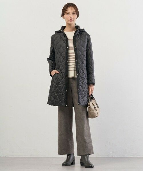 L size ONWARD(大きいサイズ) / エルサイズオンワード その他アウター | 【WEB限定カラーあり・2way】コンパクトタフタキルティング  フーデッド コート | 詳細17