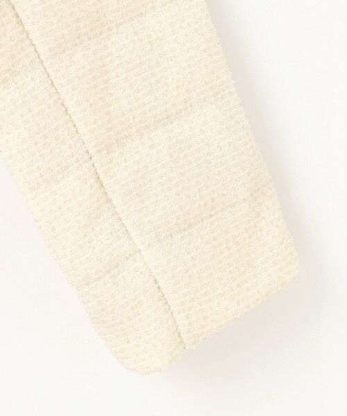 L size ONWARD(大きいサイズ) / エルサイズオンワード ダウンジャケット・ベスト | 【2WAY】ツイードノーカラー ダウンジャケット | 詳細9