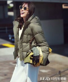 L size ONWARD(大きいサイズ) / エルサイズオンワード ダウンジャケット・ベスト | 【滝沢眞規子さん着用/VERY掲載】シレータフタ コンパクト ダウンコート