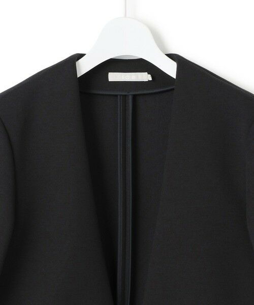 L size ONWARD(大きいサイズ) / エルサイズオンワード ノーカラージャケット | 【洗える】コンパクトWフェイス ノーカラージャケット | 詳細16