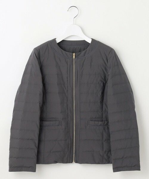 L size ONWARD(大きいサイズ) / エルサイズオンワード ダウンジャケット・ベスト | 【カタログ掲載】ライトダウンリバーシブルノーカラー ジャケット | 詳細12