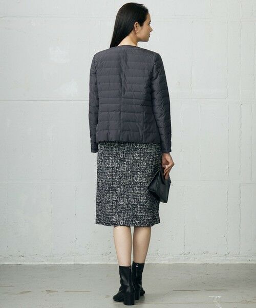 L size ONWARD(大きいサイズ) / エルサイズオンワード ダウンジャケット・ベスト | 【カタログ掲載】ライトダウンリバーシブルノーカラー ジャケット | 詳細10