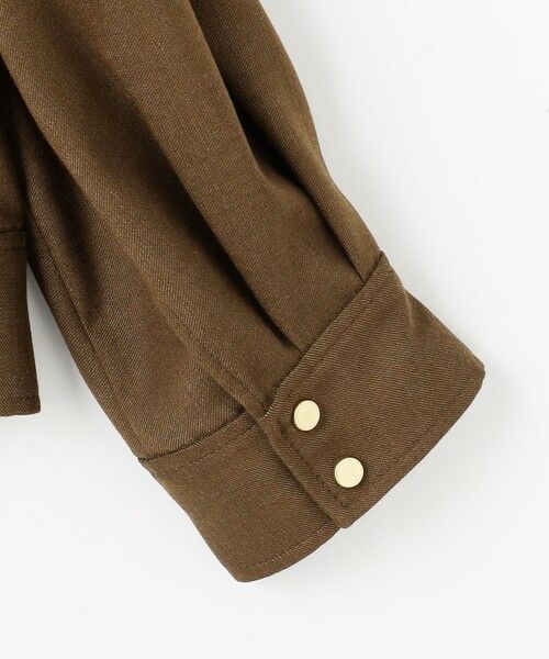 L size ONWARD(大きいサイズ) / エルサイズオンワード その他アウター | 【17号サイズまで展開・SHIHOさん着用】デニムライクツイル ジャケット | 詳細5