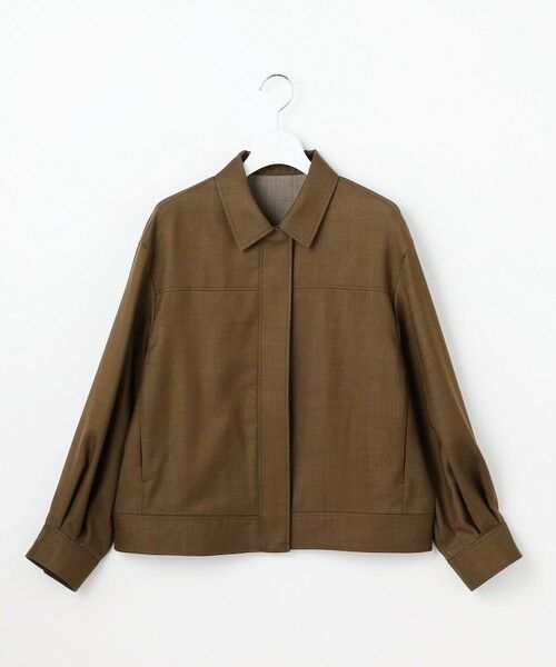 L size ONWARD(大きいサイズ) / エルサイズオンワード その他アウター | 【17号サイズまで展開・SHIHOさん着用】デニムライクツイル ジャケット | 詳細3