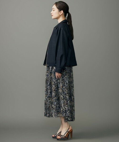 L size ONWARD(大きいサイズ) / エルサイズオンワード その他アウター | 【17号サイズまで展開・SHIHOさん着用】デニムライクツイル ジャケット | 詳細17