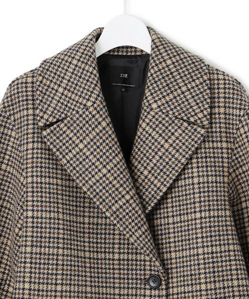 L size ONWARD(大きいサイズ) / エルサイズオンワード その他アウター | 【Oggi11月号掲載】ボンディング チェックツイード ジャコット | 詳細7