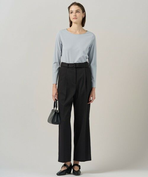 L size ONWARD(大きいサイズ) / エルサイズオンワード カットソー | 【洗える】 コンパクトモクロディ プルオーバー | 詳細7