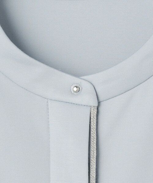 L size ONWARD(大きいサイズ) / エルサイズオンワード カットソー | 【洗える】 コンパクトモクロディ バンドカラーカットソー | 詳細14