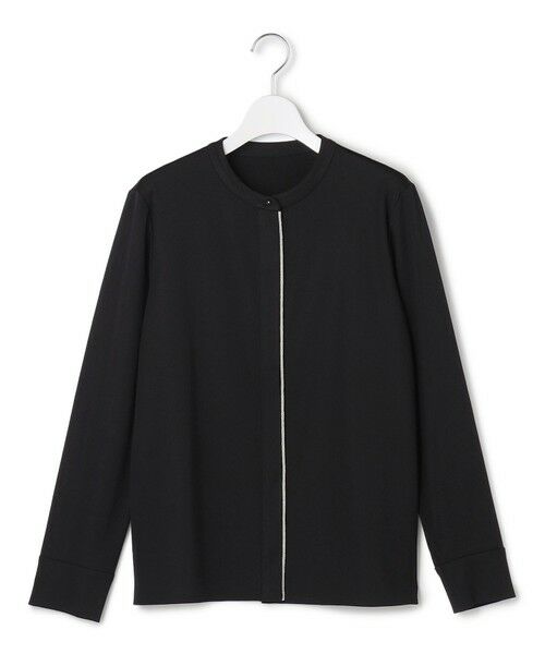 L size ONWARD(大きいサイズ) / エルサイズオンワード カットソー | 【洗える】 コンパクトモクロディ バンドカラーカットソー | 詳細21