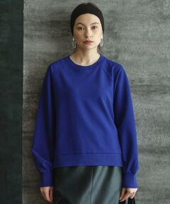 L size ONWARD(大きいサイズ) / エルサイズオンワード カットソー | 【洗える】ジョーゼットジャージー  ドルマンスリーブプルオーバー