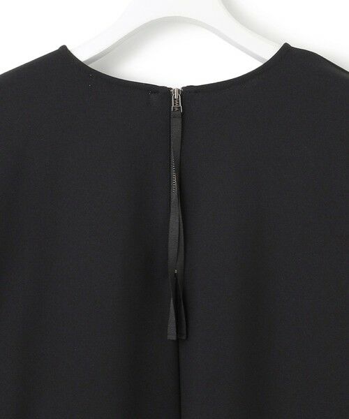 L size ONWARD(大きいサイズ) / エルサイズオンワード カットソー | 【洗える】ジョーゼットジャージー 異素材コンビプルオーバー | 詳細17