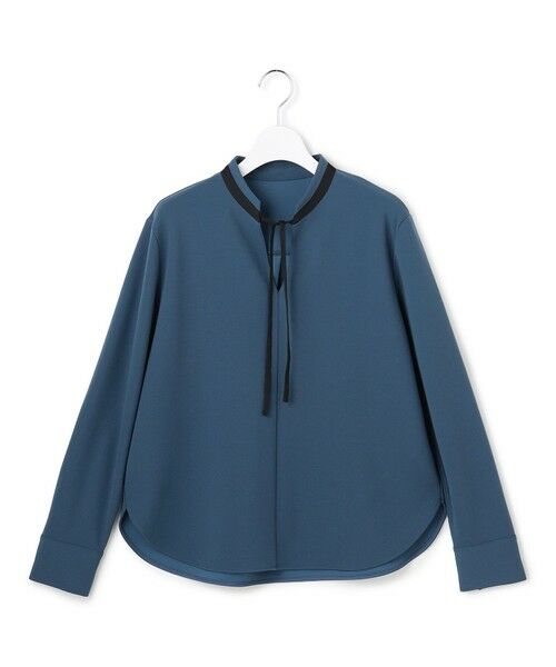 L size ONWARD(大きいサイズ) / エルサイズオンワード カットソー | マラボーテＷジョーゼット バイカラーナロータイカットソー | 詳細11