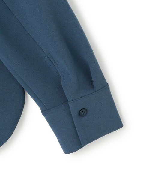 L size ONWARD(大きいサイズ) / エルサイズオンワード カットソー | マラボーテＷジョーゼット バイカラーナロータイカットソー | 詳細14