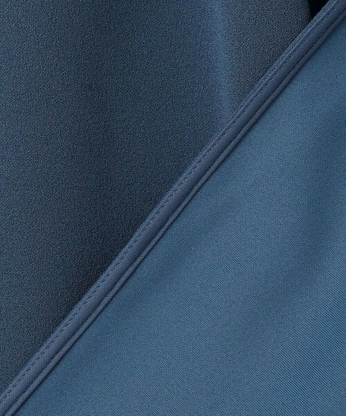 L size ONWARD(大きいサイズ) / エルサイズオンワード カットソー | マラボーテＷジョーゼット バイカラーナロータイカットソー | 詳細16