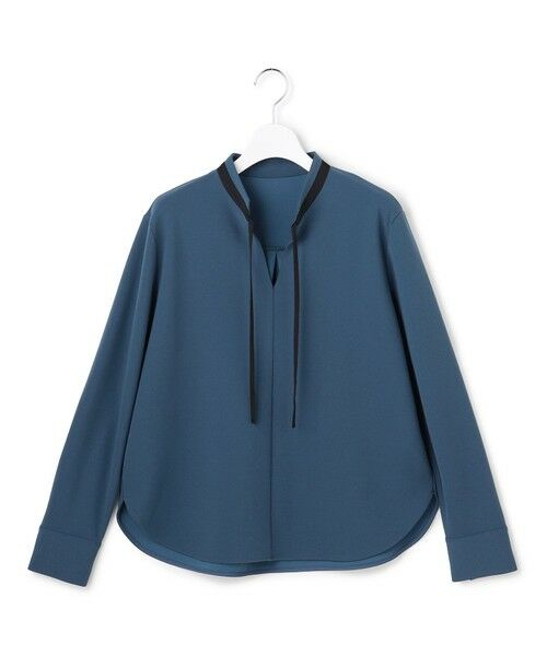 L size ONWARD(大きいサイズ) / エルサイズオンワード カットソー | マラボーテＷジョーゼット バイカラーナロータイカットソー | 詳細17