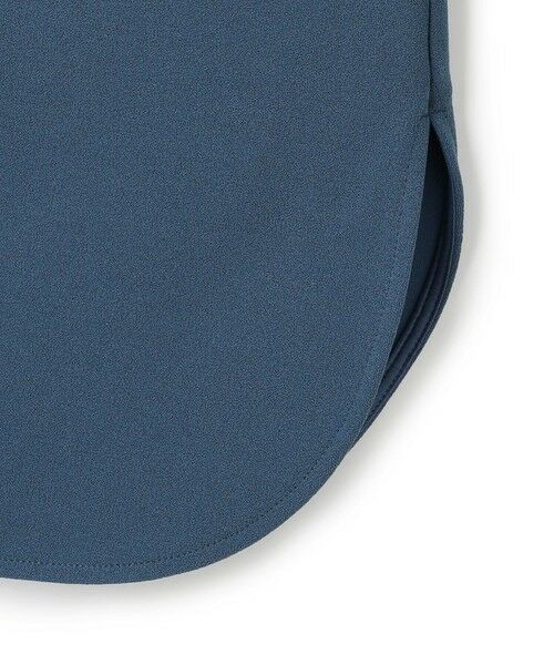 L size ONWARD(大きいサイズ) / エルサイズオンワード カットソー | マラボーテＷジョーゼット ボウタイ付きシャツカラートップス | 詳細15