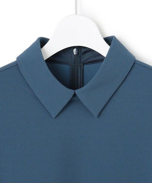 L size ONWARD(大きいサイズ) / エルサイズオンワード カットソー | マラボーテＷジョーゼット ボウタイ付きシャツカラートップス | 詳細20