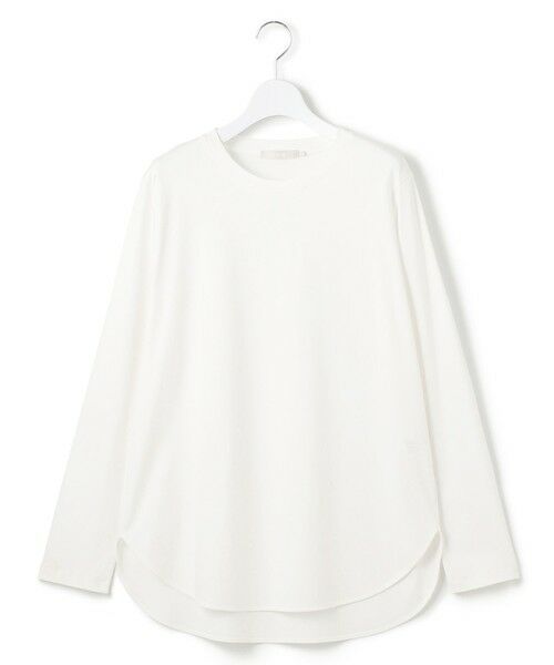 L size ONWARD(大きいサイズ) / エルサイズオンワード カットソー | 【マシンウォッシャブル可】シンプルジャージー ロングスリーブTシャツ | 詳細7