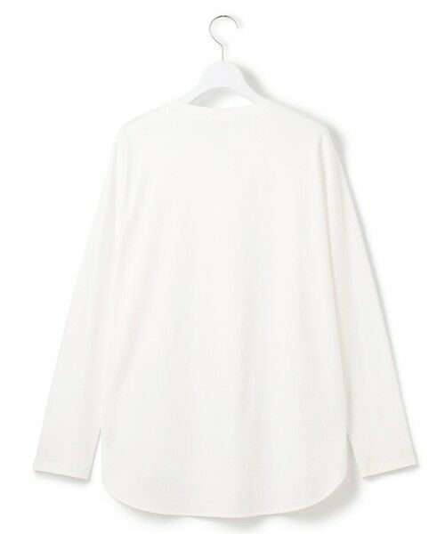 L size ONWARD(大きいサイズ) / エルサイズオンワード カットソー | 【マシンウォッシャブル可】シンプルジャージー ロングスリーブTシャツ | 詳細12