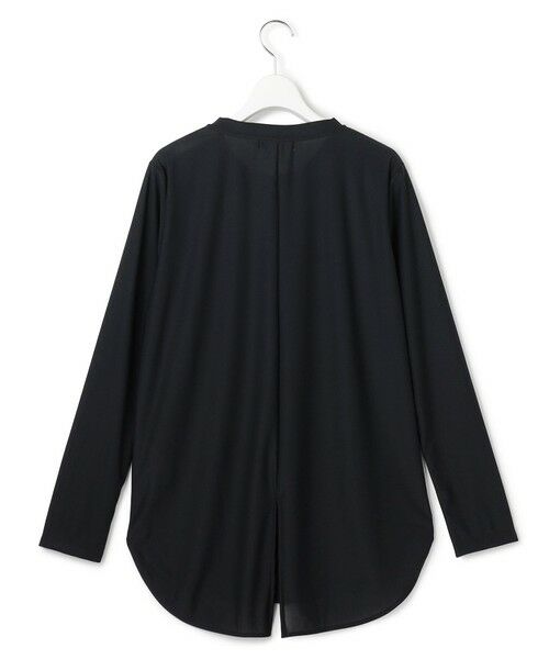 L size ONWARD(大きいサイズ) / エルサイズオンワード カットソー | 【マシンウォッシャブル可】ライトトリコット バックスリット入り長袖プルオーバー | 詳細20