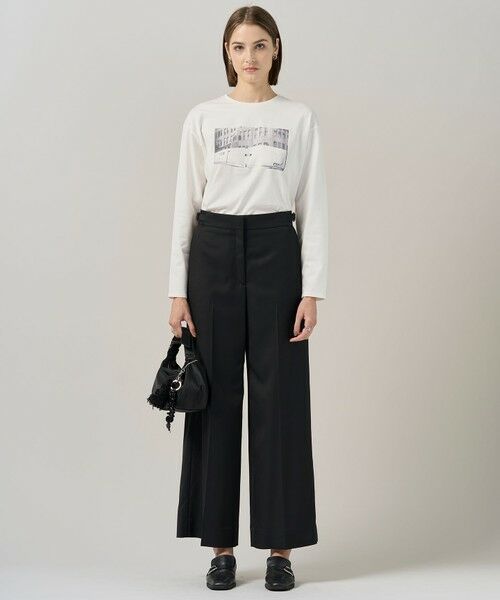 L size ONWARD(大きいサイズ) / エルサイズオンワード カットソー | 【30th ANNIVERSARY】New Yorkフォトプリント ロングスリーブTシャツ | 詳細1