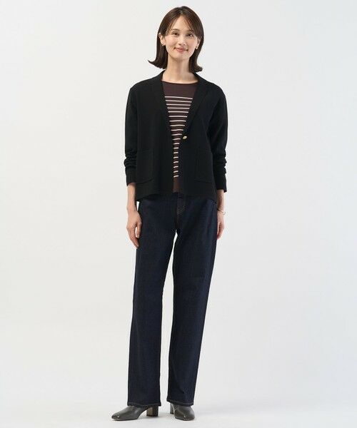 L size ONWARD(大きいサイズ) / エルサイズオンワード カットソー | バスクボーダー カットソー | 詳細16