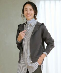 L size ONWARD(大きいサイズ) / エルサイズオンワード パーカー | ダンボールジャージー ジップアップ パーカー