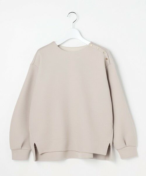 L size ONWARD(大きいサイズ) / エルサイズオンワード カットソー | ダンボールジャージー プルオーバー | 詳細4