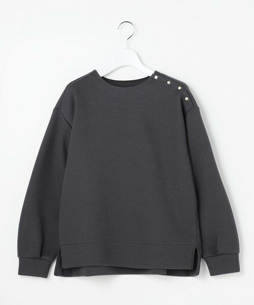 L size ONWARD(大きいサイズ) / エルサイズオンワード カットソー | ダンボールジャージー プルオーバー | 詳細7