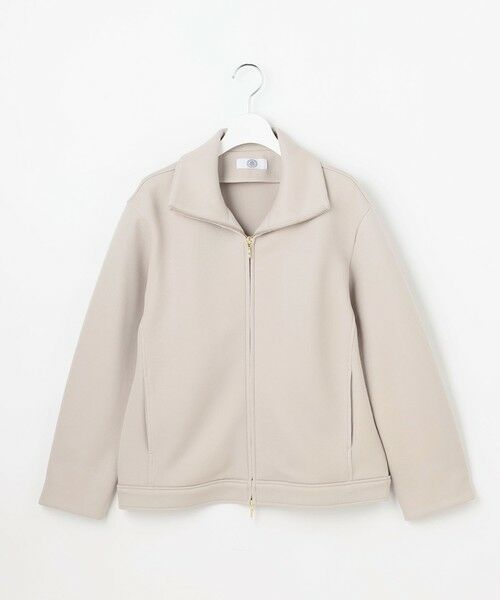 L size ONWARD(大きいサイズ) / エルサイズオンワード パーカー | 【WEB限定】ダンボールジャージー ハイネック ブルゾン | 詳細5