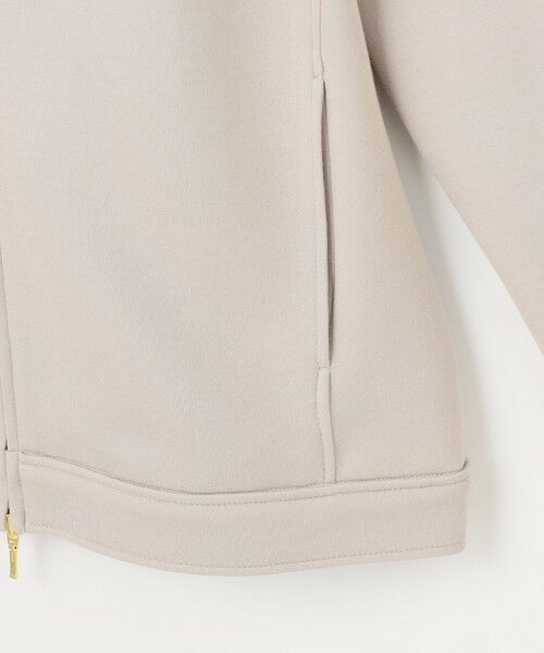 L size ONWARD(大きいサイズ) / エルサイズオンワード パーカー | 【WEB限定】ダンボールジャージー ハイネック ブルゾン | 詳細9