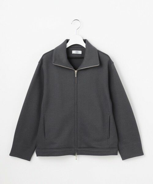 L size ONWARD(大きいサイズ) / エルサイズオンワード パーカー | 【WEB限定】ダンボールジャージー ハイネック ブルゾン | 詳細14