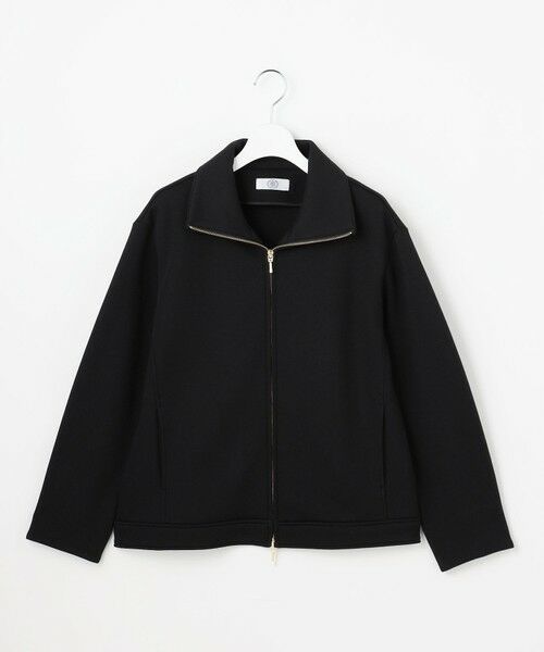 L size ONWARD(大きいサイズ) / エルサイズオンワード パーカー | 【WEB限定】ダンボールジャージー ハイネック ブルゾン | 詳細18