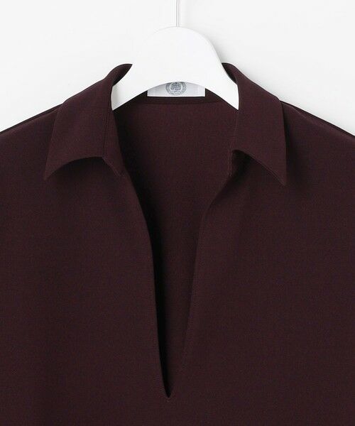 L size ONWARD(大きいサイズ) / エルサイズオンワード カットソー | ジョーゼットダンボール スキッパー カットソー | 詳細11