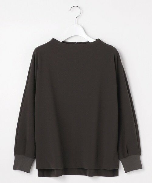 L size ONWARD(大きいサイズ) / エルサイズオンワード カットソー | ジョーゼットダンボール ボトルネック カットソー | 詳細6