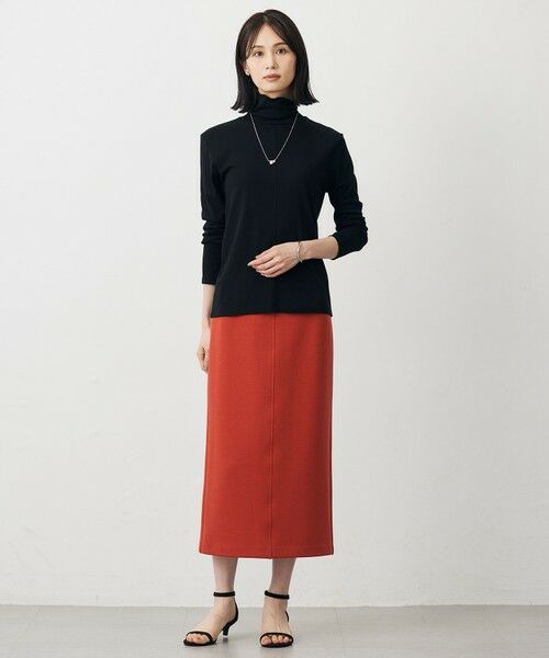 L size ONWARD(大きいサイズ) / エルサイズオンワード カットソー | タートルジャージー カットソー | 詳細13