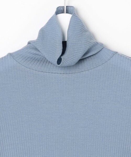 L size ONWARD(大きいサイズ) / エルサイズオンワード カットソー | カシミヤシルク シアーリブ タートル カットソー | 詳細15